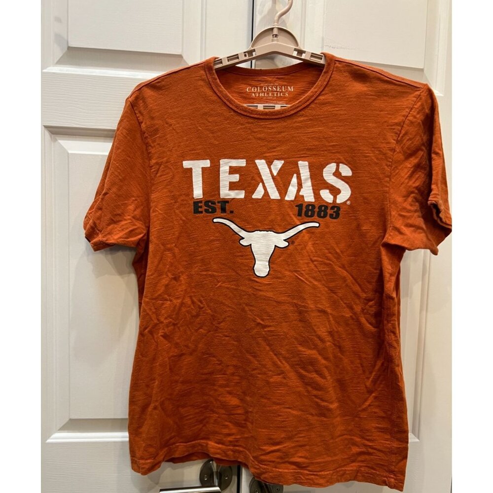 Texas Longhorns Colosseum Athletics Orange T-Shirt XL Cotton Collegiate Licensed
